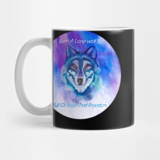 Spirit Wolf of the misty mountain Mug